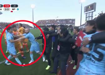 Iniesta intervenes in heated brawl in Japan