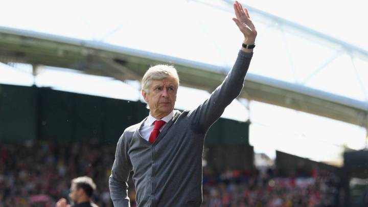 El técnico francés que dirigió durante 22 años al Arsenal, Arsene Wenger.