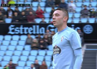 Un letal Iago Aspas hunde más en el pozo al Huesca