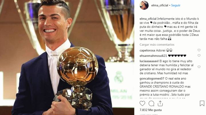 Cristiano's camp explodes at lack of Ballon d'Or win
