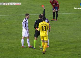 Osasuna rescata un punto ante el Albacete que acabó con nueve