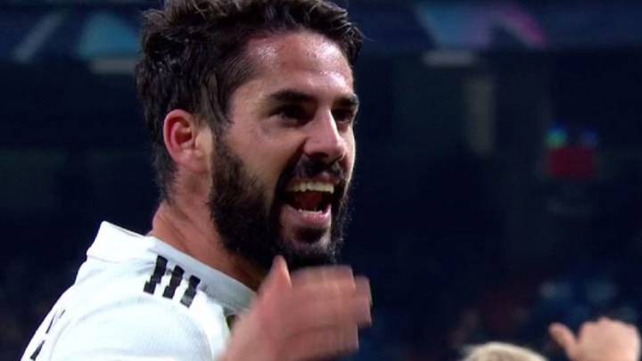 Isco se encaró con el Santiago Bernabéu en el Real Madrid-CSKA.