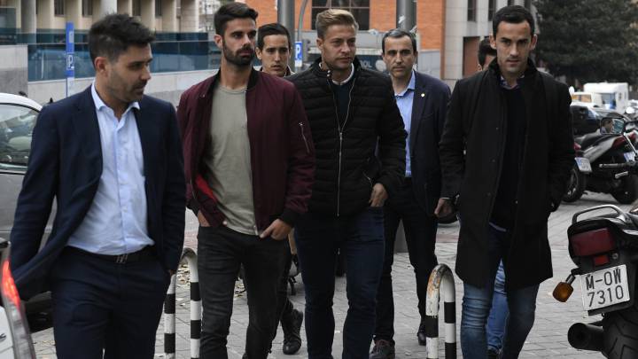 Los jugadores del Reus se reunieron en la sede de LaLiga con los sindicatos.