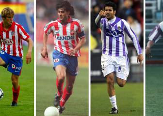 32 jugadores que han defendido la camiseta del Atleti y Valladolid