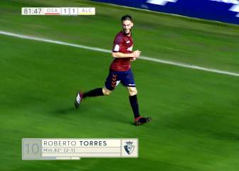 El Osasuna se lleva la victoria con goles de Xisco y Torres