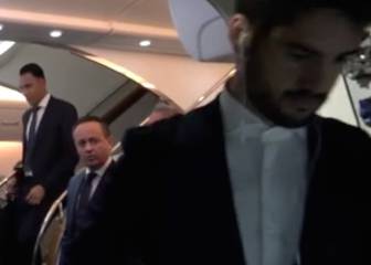 Isco se saltó el protocolo tras aterrizar y dejó con esta cara al jefe de RRPP del Real Madrid