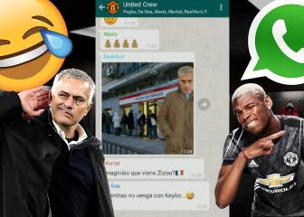Es viral: así sería el 'WhatsApp del United' tras la ida de Mou...