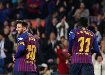 Messi y Dembélé dejan al Barça líder en el 2018