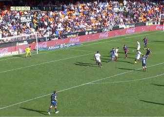 El gol que le dio el sufrido triunfo a Valencia en Mestalla