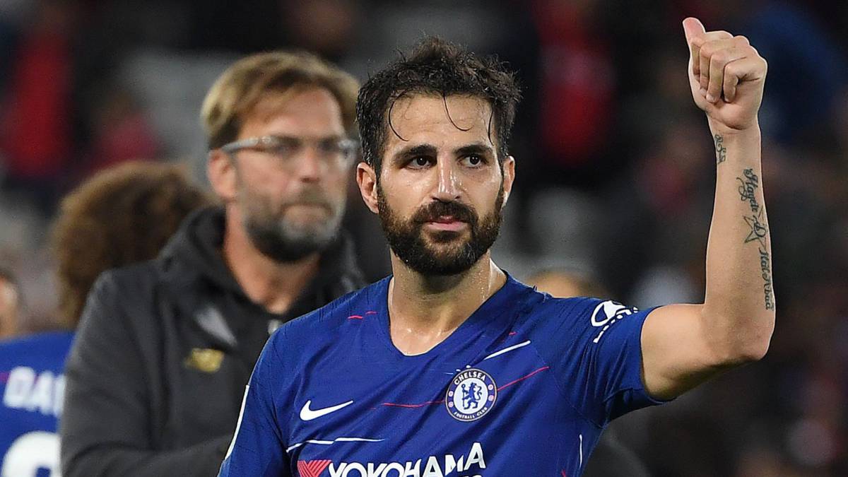 Cesc Fábregas en un partido de Premier League - Imagen vía: As Cesc Fábregas en un partido de Premier League - Imagen vía: As