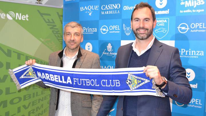 David Cubillo, ex del Atlético, presentado como nuevo técnico del Marbella