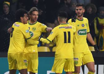 El Nantes golea y cumple contra el Chateauroux en Copa