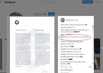 Brahim Díaz fuels talk of Júnior Firpo Real Madrid switch