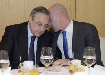 Florentino llamó a Rubiales
para lamentarse por el VAR