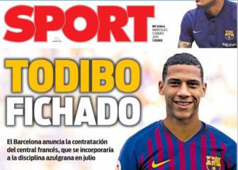 Jean-Clair Todibo dominates Catalan press front pages