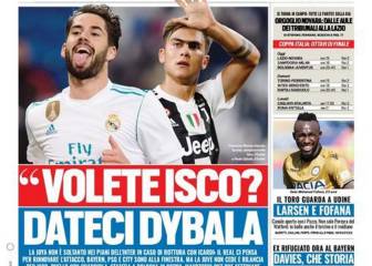 Madrid and Juve look at Dybala-Isco swap: Tuttosport