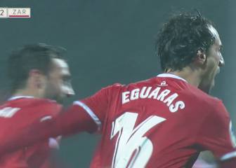 Soro y Eguaras rescatan un punto para el Zaragoza