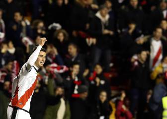 1x1 del Rayo: golazo de Comesaña y buen Embarba