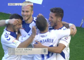 El Tenerife coge aire y doblega en el Heliodoro al colista Nàstic