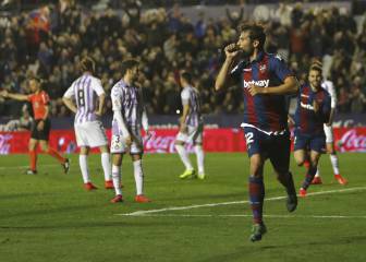 Coke y Roger afianzan al Levante en la zona tranquila de LaLiga