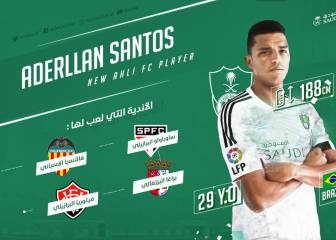 El Valencia coloca a Aderllan Santos en el Al- Ahli de Arabia