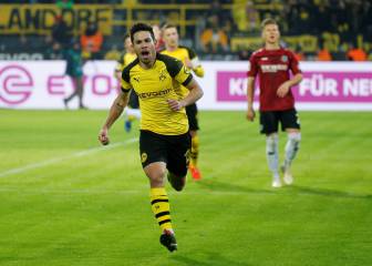 Achraf guía la goleada del Dortmund ante el Hannover