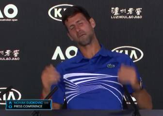 El vacile de Djokovic a un periodista: nadie pudo contener la risa...