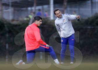 Morata ya se entrena en la ciudad deportiva del Atlético