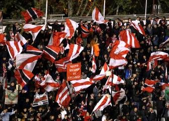 La afición del Rayo y del Lega, contra el fútbol de los lunes