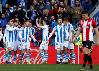 La Real se lleva el derbi con dos chispazos en la primera parte