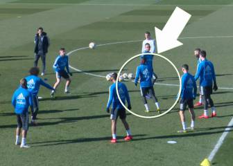 La pasividad de Vinicius en el entrenamiento