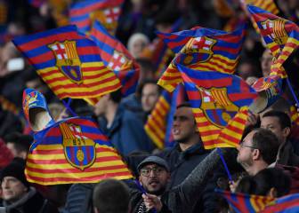 Barcelona fans turn out for Real Madrid