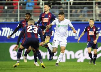 El Getafe se duerme y el Eibar rasca un empate