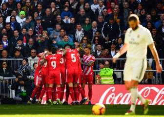 El Girona asalta el Bernabéu y el Madrid vuelve a desinflarse
