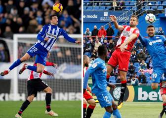 Calleri y Stuani son los pichichis aéreos de LaLiga