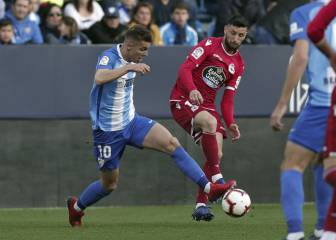 El miedo a perder lleva al empate entre Málaga y Depor