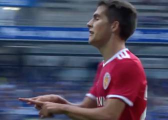 Los dos goles de Soro, el joven mediapunta del Zaragoza
