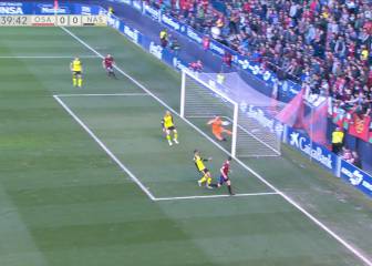 Osasuna no afloja y es más líder gracias a un gol fantasma