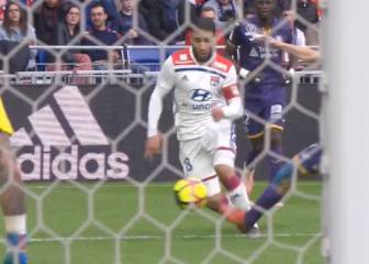 La gran goleada del Olympique de Lyon al Toulouse (5-1)