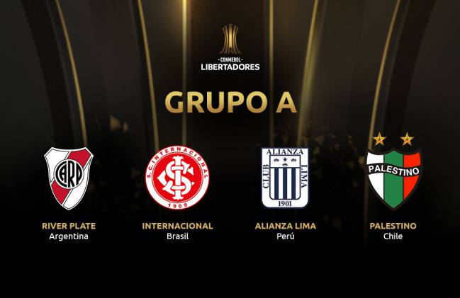 GRUPO A: River, Inter, Alianza Lima y Palestino