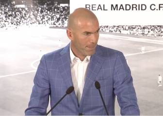 Así empezó todo: el glorioso minuto de Zidane en su presentación como entrenador