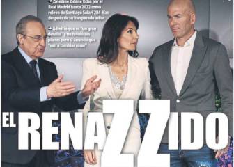 Zidane roba portadas a la Champions en Barcelona