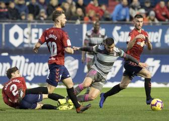 El balance de Osasuna con sus rivales directos al ascenso