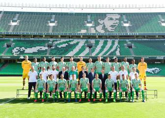 El Betis realiza su foto oficial de la presente temporada