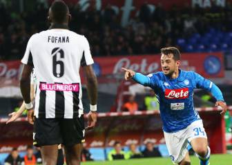 El Nápoles doblega al Udinese entre el miedo por Ospina