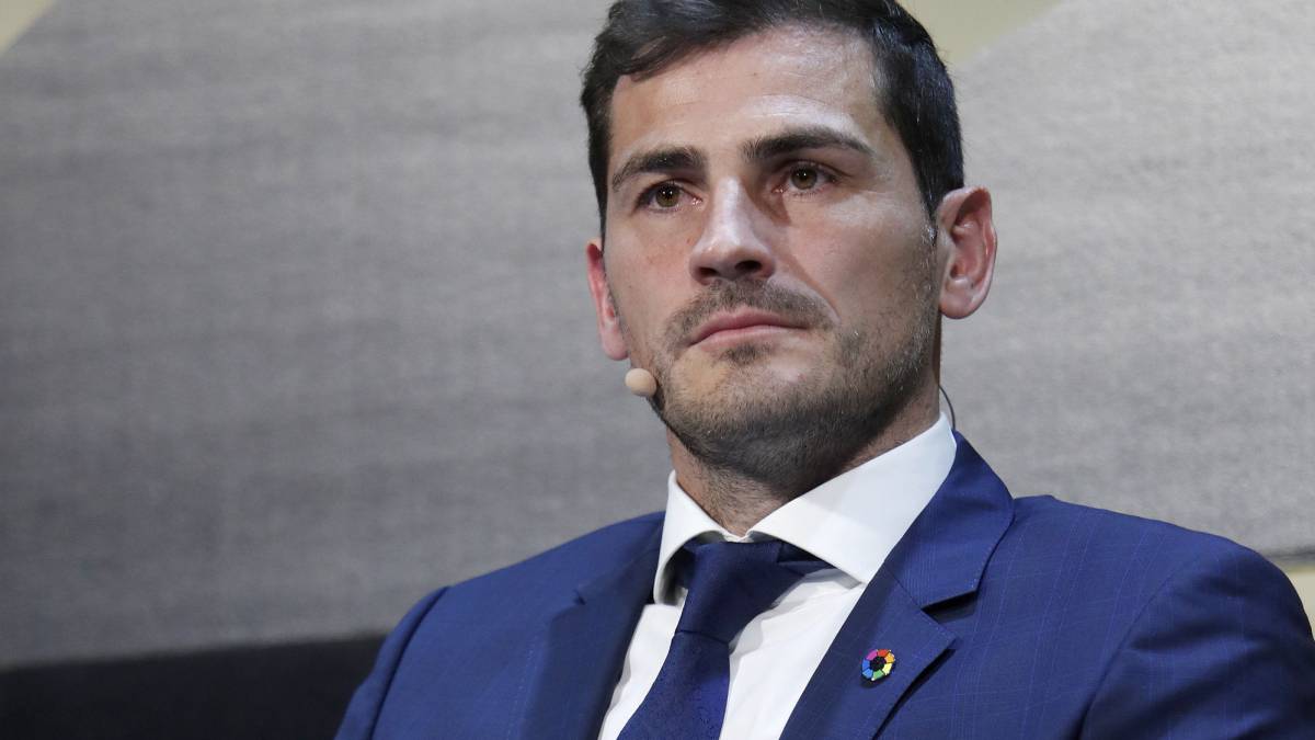 Iker Casillas, portero del Oporto, en la presentación para LaLiga Icons.