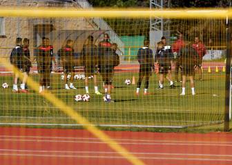 Venezuela trabaja en el campo del Santa Ana, de 3ª División