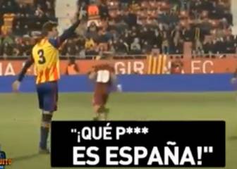 Barça's Piqué tells chanting Catalan fans to respect Spain