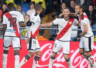 Sólo Atleti y Madrid se reparten más los goles que el Rayo