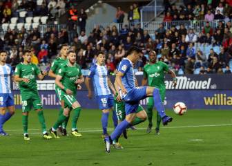 Leschuk rescata un punto para el Málaga en La Rosaleda